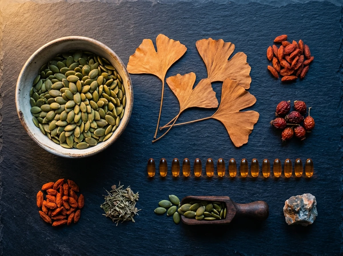 Pompoenzaad zink ginkgo biloba supplementingredient
